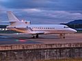 Falcon900 Clermont-Ferrand airport