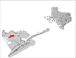 Location in the state of Texas