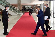 Muhyiddin Yassin and Hishammuddin Hussein Attend the ASEAN Leaders Meeting in Jakarta