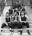 Native American basketball team crop