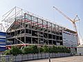 Ninian Stand during construction 2014 