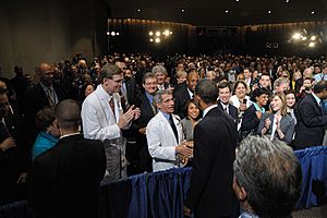 President Obama greets Dr Anthony Fauci 9203044910 l (14352845344)