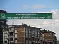 Ramadan banner in Shkodra