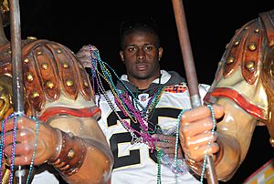 Reggie Bush Saints victory parade 2