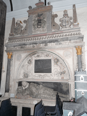 RichardCole Died1614 AllHallowsChurch Woolfardisworthy Devon