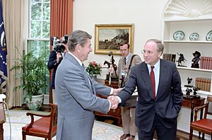 Ronald Reagan and Dick Cheney