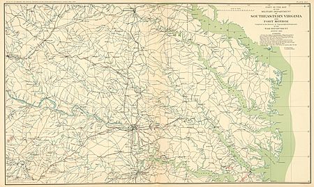 SOUTHEASTERN VIRGINIA MAP