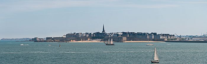 Saint Malo from Dinard, France - July 2011