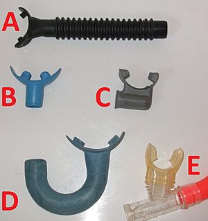 Snorkel mouthpieces