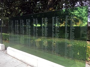 Southampton Cenotaph name panel