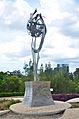 Statue of respect, unity & peace at Gought Whitlam Park 2018