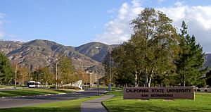 University Ave Entrance, CSUSB