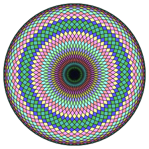 60-gon rhombic dissection-size2