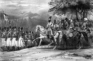 Abbas Mirza in battle