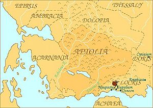 Aetolia map