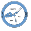 Anaximander world map-en