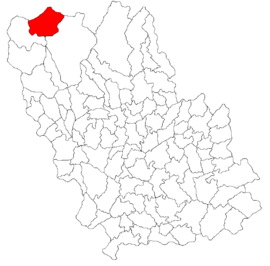 Location in Prahova County