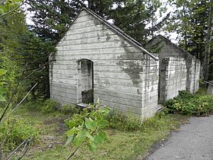 Ruins of the lamp house at Bankhead