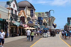 Boardwalk in Atlantic City