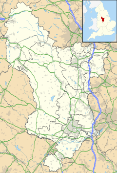 Melbourne is located in Derbyshire