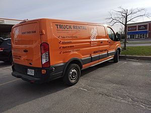 Home Depot Rental Van