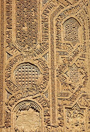 Jam afghan architecture brick decor ghor province