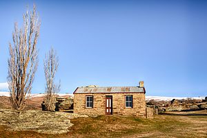 Mitchell's Cottage in Symes Road is registered as a Category I heritage building by Heritage New Zealand