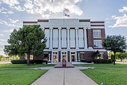 The Mitchell County Courthouse in Colorado City