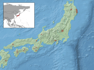 Myotis pruinosus distribution.png