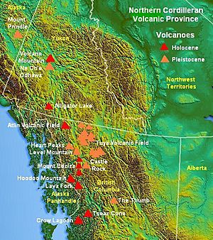 Northern Cordilleran Volcanic Province map