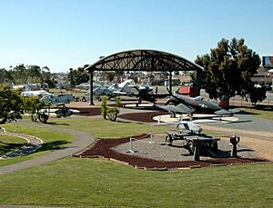 Outdoor exhibit aircraft looking northwest.jpeg