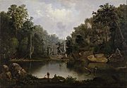 Robert S. Duncanson - Blue Hole, Flood Waters, Little Miami River - Google Art Project