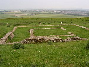 Roman temple, Maiden Castle