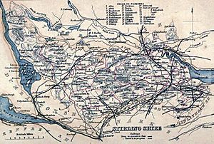 STIRLINGSHIRE Civil Parish map