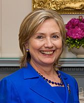 Photographic portrait of Hillary Clinton