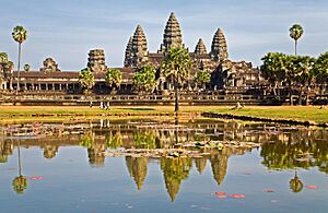 Siem Reap Reflections (CAMBODIA-REFLECTION-ANGKOR WAT) VI (1070423631)