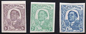 Stamp of José P. Laurel in 1945