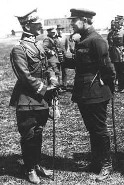 Symon Petliura and Antoni Listowski during Polish-Soviet War