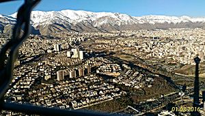 Tochal view from Milad Tower