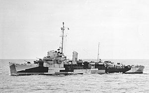 USS Peterson DE-152 portview