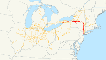 West Shore Railroad system map (1918).svg