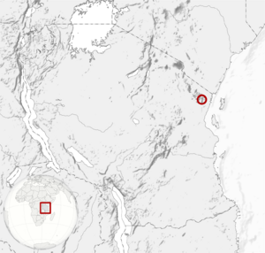 Amanipodagrion gilliesi distribution map.svg