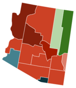 Arizona counties by race