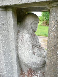 Briantspuddle war memorial close up 2