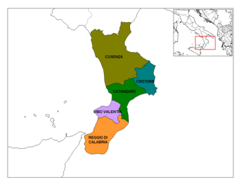 Calabria Provinces