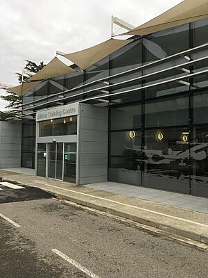 Entrance of the Airbus Training Centre Europe