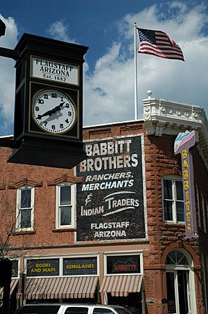 Flagstaff Downtown Clock Flag