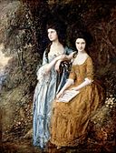 Gainsborough, Thomas - Elizabeth and Mary Linley - Google Art Project