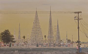 Gloria Stuart's Watts Towers-4828-2