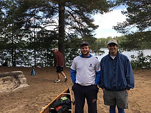 Hamilton College Canoe Team Paddlers